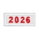 2026 Straight Rocker Red Letters (Iron-On)