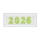 2026 Straight Rocker Green Letters (Iron-On)