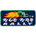 A go-kart care above the words Kub Kar Rally.