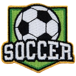 A soccer ball above the word Soccer.