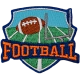 Football Shield (Iron-On)