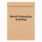 Grab bag featuring World Thinking Day items.