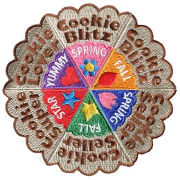 Cookie Patch 6 Piece Set (Iron-On)