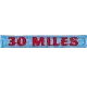 Hiking - 30 Miles Rocker (Iron-On)