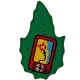 Outdoor Camping Set Geocaching Leaf (Iron-On)