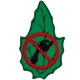 Outdoor Camping Set Leave No Trace Leaf (Iron-On) 