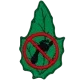 Outdoor Camping Set Leave No Trace Leaf (Iron-On) 