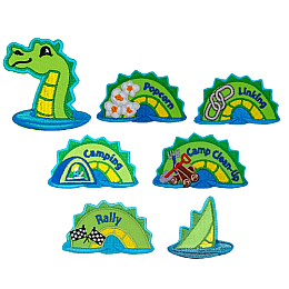 Sea Serpent Scouting 7 Piece Set (Iron-On)