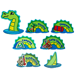 Sea Serpent 7 Piece Set (Iron-On)