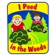 I Peed in the Woods Sticker (matte )