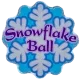 Snowflake Ball Sticker (pixie dust)