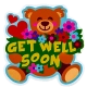 Get Well Soon Sticker ( matte)