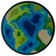 Earth Sticker (Glossy )