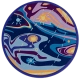 Planet of Mercury Sticker (Glossy )