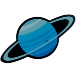 The planet Uranus.