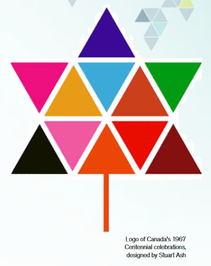 The logo of Canada 1967.
