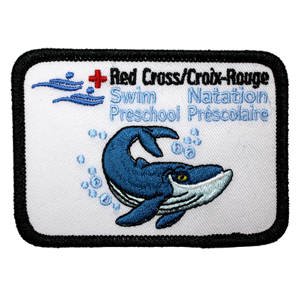Example custom order swim badge