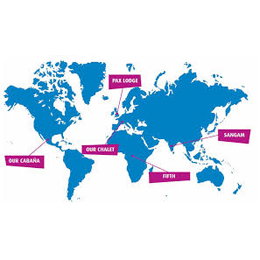 A map of the world.