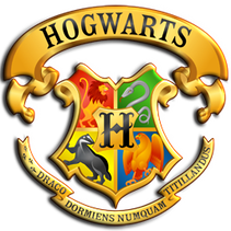 The Hogwarts shield.