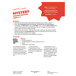 Mystery 5-6 yrs