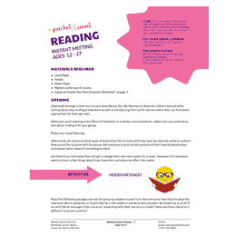 Reading 12-17 yrs