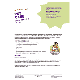 Pet Care 5-6 yrs