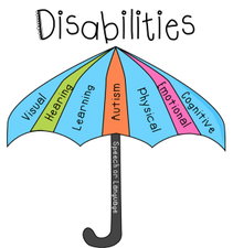 The disabilities umbrella diagram.