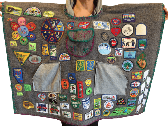Front of Campfire Poncho.
