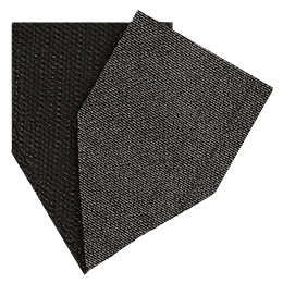 Two different Hook and Loop backings overlapping each other.