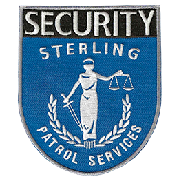Sterling Security custom embroidered patch by Epatches