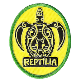 Reptilia custom embroidered patch by Epatches