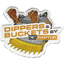 Dippers and Buckets custom sublimated patches